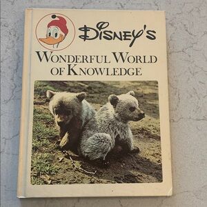 Disney’s Wonderful World of Knowledge Vintage 1973 Hardcover Book